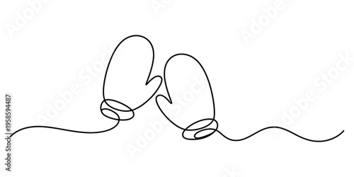 Minimalist Continuous Line Drawing of a Woman's Face Vector, illustration