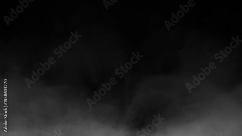 smoke overlay footage fog loop animation vfx video rising steam transparent mist dark background