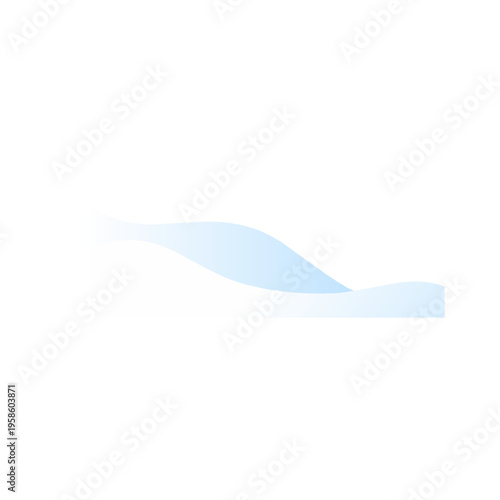 gradient snow pile illustration