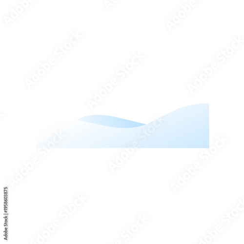 gradient snow pile illustration