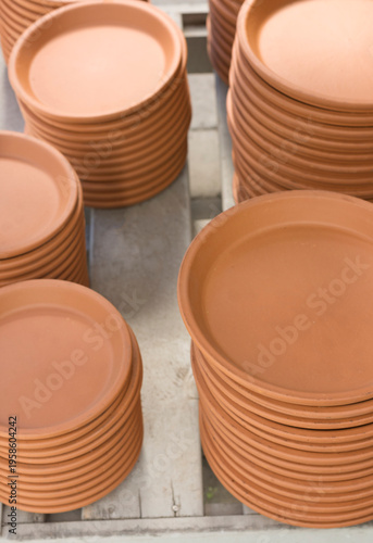 platos de barro para maceras