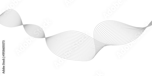 A blue 3d rendered DNA molecule spiral design featuring a curved wave pattern and glowing light technology lines over a sleek textured art backdrop