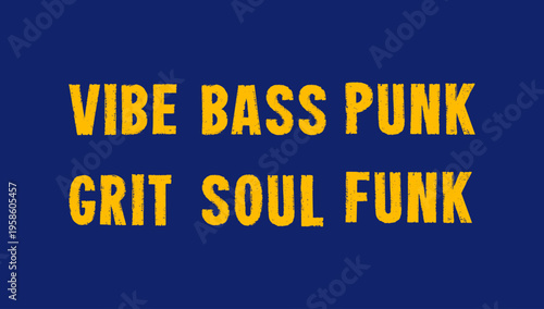 Music genre typography design vector illustration design element for sound style branding audio theme and modern creative text concept