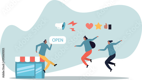 Customer loyalty or retention, marketing strategy for return customer, CRM to increase sale and satisfaction.human life and situation.