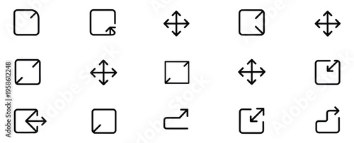 Fullscreen icon, maximize icon symbol, video expand reduce icons button, sign, expand icon, scalable big size window sign, maximize or extend image icon