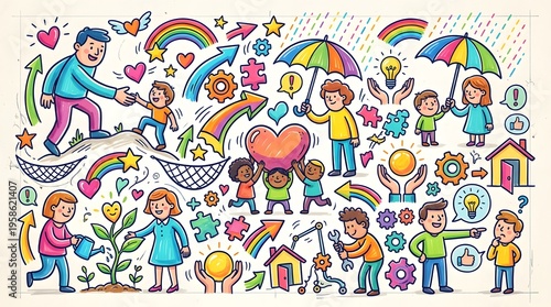 family doodles environment