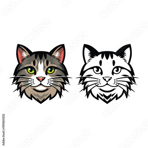 Animal Head Mascot - CAT