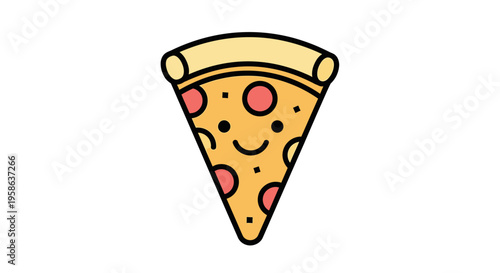 Slice of cheese pizza with pepperoni.