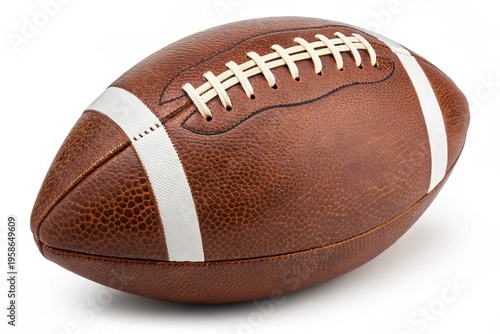 American football PNG isolated on transparent background