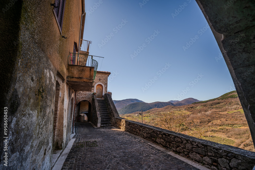 Fototapeta premium Fornelli, Isernia, Molise. Views and glimpses 0226V