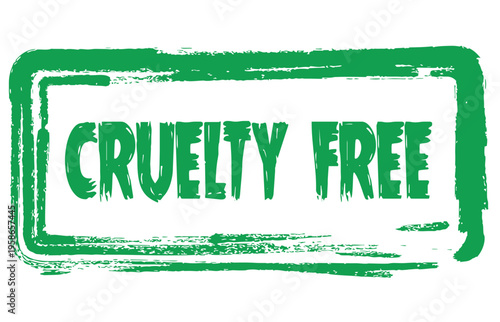  Cruelty Free on Paper Note on texture background