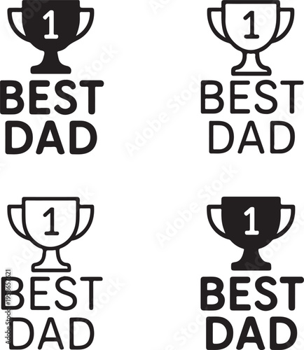 Isolated Dad Quote Typography Design Icon, dad quote typography, dad quote typography, dad quote typography, father quotes text, lettering design, fathers day message