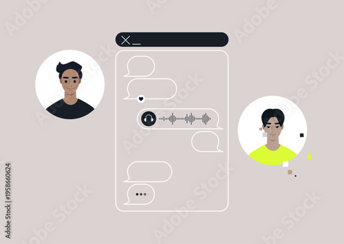 In a warm virtual chat, two people laugh and connect—yet something feels off, One doesn’t realize the other isn’t human, and the warmth hides a quiet, unsettling truth.
