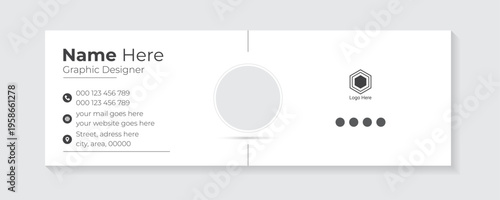 Creative Email Signature Layout