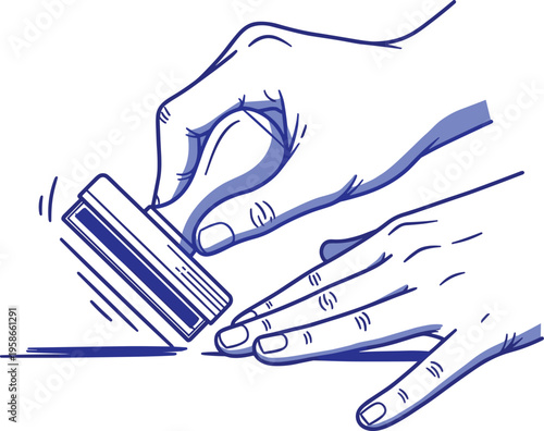 Shaving with a straight razor