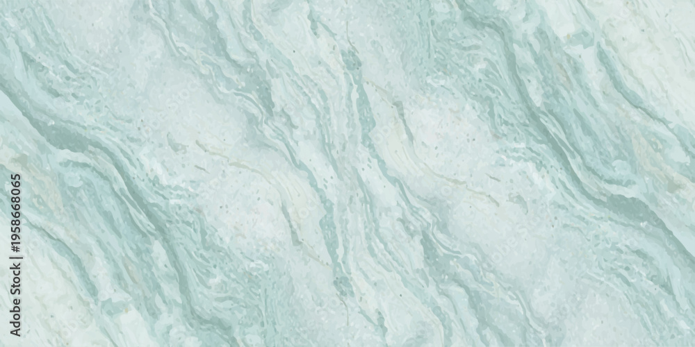 Obraz premium Abstract mint green and teal marble texture background with fluid swirling waves of luxury stone mineral pattern
