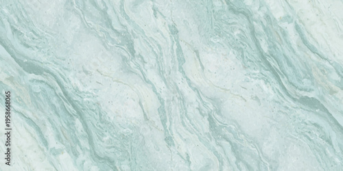 Abstract mint green and teal marble texture background with fluid swirling waves of luxury stone mineral pattern