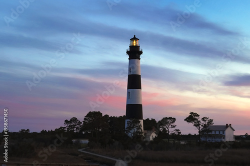 Bodie Island Lighthouse in Cape Hatteras National Seashore