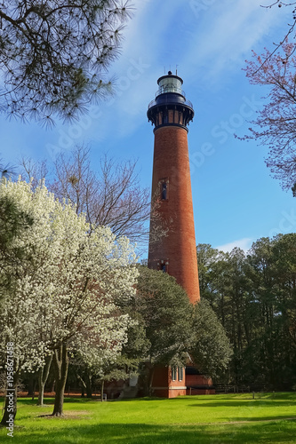 Currituck Beach Lighthouse on the Outer Banks of North Carolina