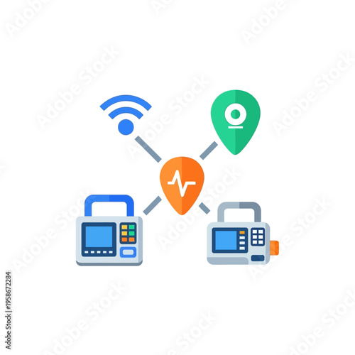 Connected Medical Devices and Health Monitoring System.