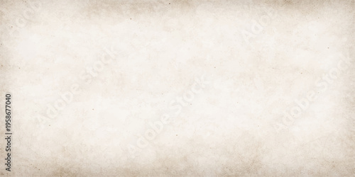 Antique aged parchment with a stained brown grunge texture and blank beige surface creates a vintage retro paper backdrop for an ancient pattern design