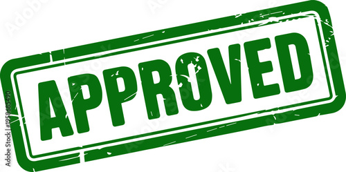 Approved Green Stamp Badge Design