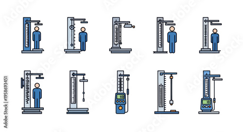 height measuring devices for medical use
