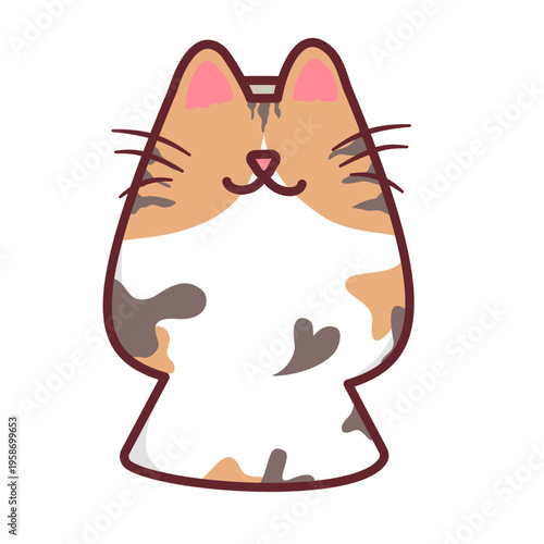 Calico cat shaped matcha whisk holder kuse naoshi stand