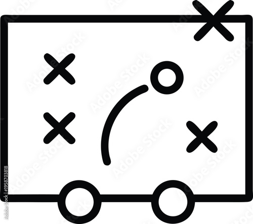 Match tactics icon vecrot an white background-.eps