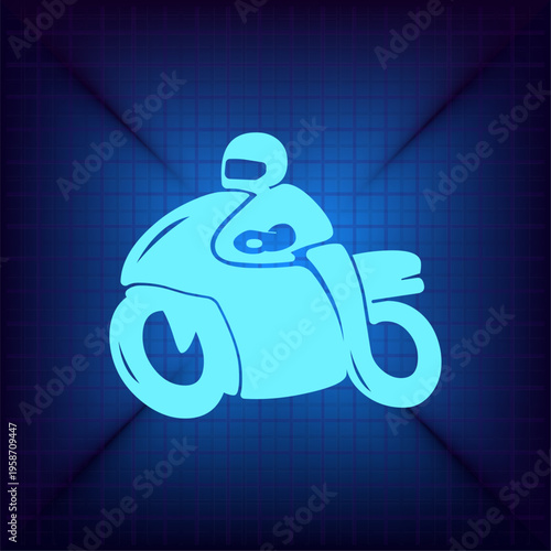 Vector illustration on a blue background