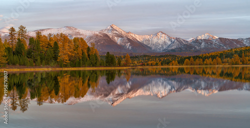 Kidelu Mountain Lake in the Altai Mountains