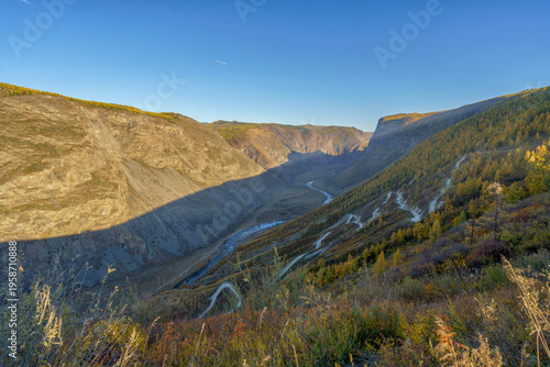 Katu Yaryk Pass Altai Mountains in Siberia, Altai Republic, Russia