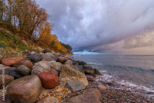 The Baltic Sea coast in the Kaliningrad region