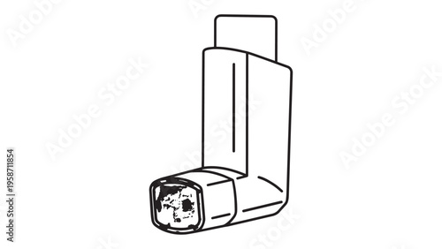 Close-up of a modern electronic cigarette device with detailed components and sleek design.