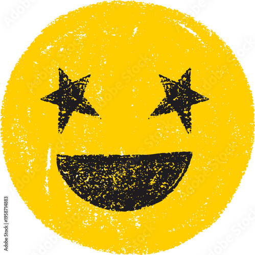 Star Eyes Emoji Smile