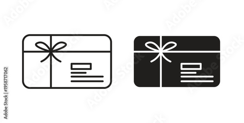 Gift card icon symbol vector illustration. vector flat clipart object eps10