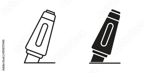 Highlighter icon symbol vector illustration. vector flat clipart object eps10