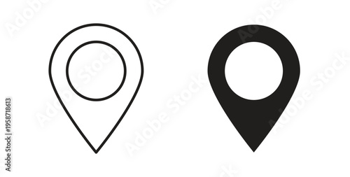 Located icon symbol vector illustration. vector flat clipart object eps10