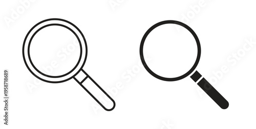 Loupe icon symbol vector illustration. vector flat clipart object eps10