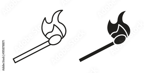 Matches icon symbol vector illustration. vector flat clipart object eps10