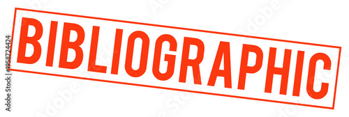 Large red bibliographic stamp on transparent background