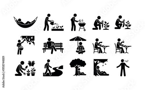 Dacha leisure activities: gardening, relaxing, and enjoying nature