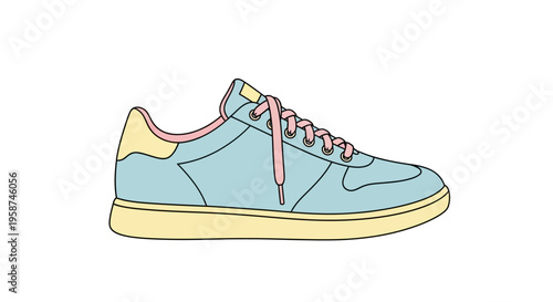 Sneaker Footwear Casual Sports Shoe.