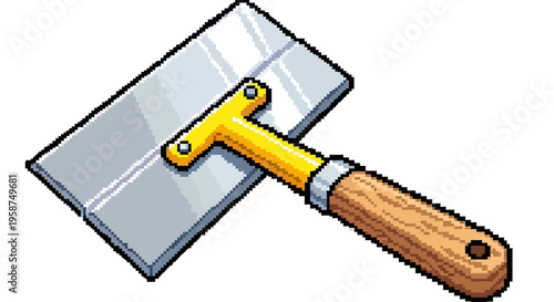 Illustration of a Trowel Tool for Construction.