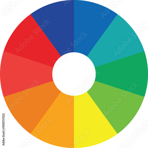 Color palette guide. Rainbow color wheel. Color wheel vector. Illustration of printing color wheel with twelve colors in gradations. Gradation of colors Theory in the circle. Free Download Color palette guide. Rainbow color wheel. Color wheel vector. Illustration of printing color wheel with twelve colors in gradations. Gradation of colors Theory in the circle. - GFXLoad