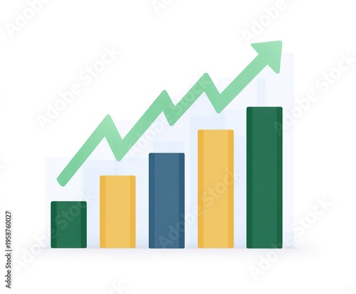 Line Graph with Upward Trend - Color Coding for Data Representation Free Download Line Graph with Upward Trend - Color Coding for Data Representation - GFXLoad