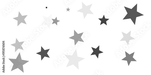 a set of stars shape on transparency background