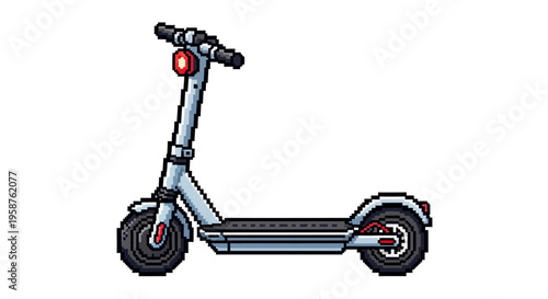 Modern Electric Scooter with Sleek Design and Advanced Features.