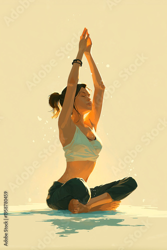 International Yoga Day background