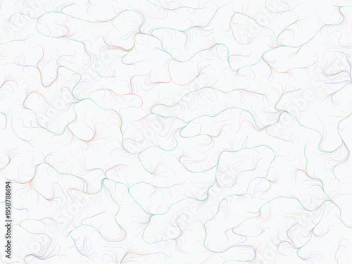 Fluid Motion Particle Trajectories Generative Art